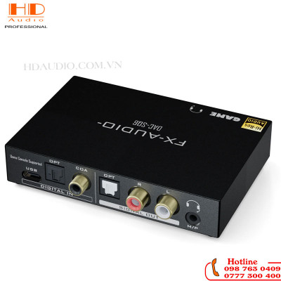 Bộ Giải Mã DAC FXAUDIO SQ6 - DAC Chơi Oto