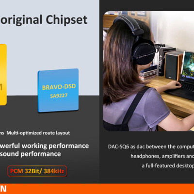 Bộ Giải Mã DAC FXAUDIO SQ6 - DAC Chơi Oto