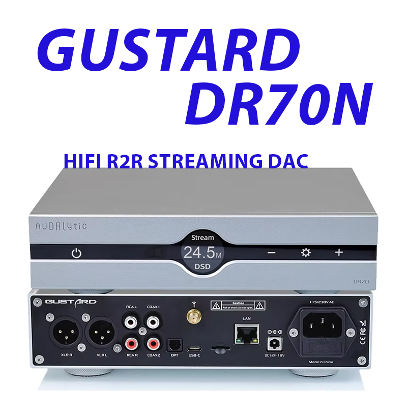 Gustard Audalytic DR70N R2R Streaming Desktop DAC