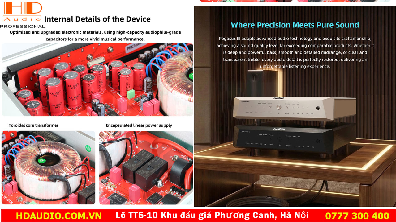 MUSICIAN PEGASUS III R2R DAC chính hãng, giá tốt