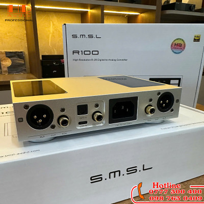 SMSL R100 – DAC R2R Hi-Res, Dual AD1861-J, PEQ Web