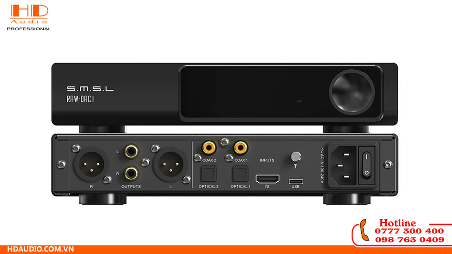 SMSL RAW DAC1: "Chiến binh" mới trong phân khúc DAC tầm trung