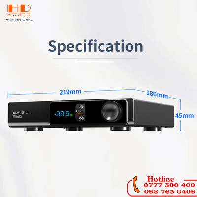 DAC SMSL RAW DAC1 , Chip AK4191+AK4499EX Cao Cấp