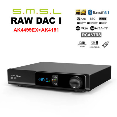 DAC SMSL RAW DAC1 , Chip AK4191+AK4499EX Cao Cấp