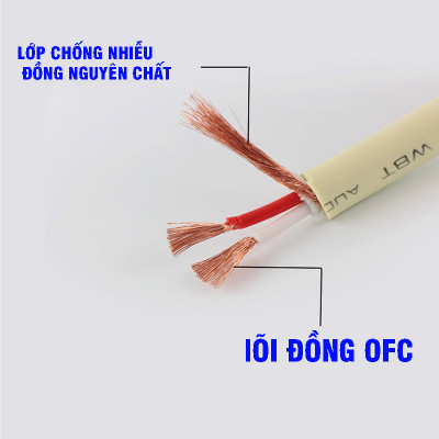 Dây AV WBT 888 - Chống Nhiễu Một Chiều - Lõi Đồng