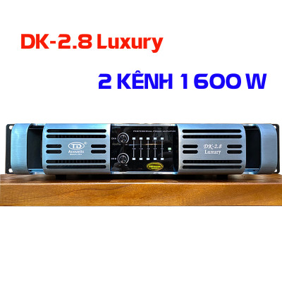 Đẩy TD acoustic DK 2.8LUXURY 1600W x 2 kênh Mới Nhất 2022