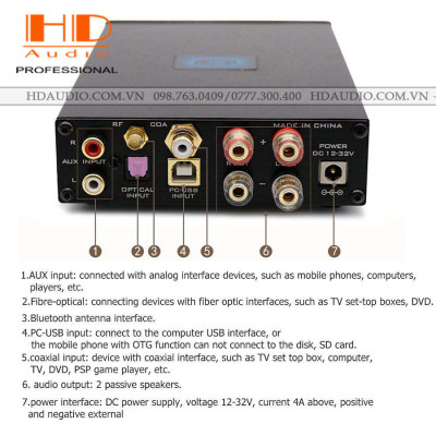 Amply Tích Hợp DAC D802C PRO