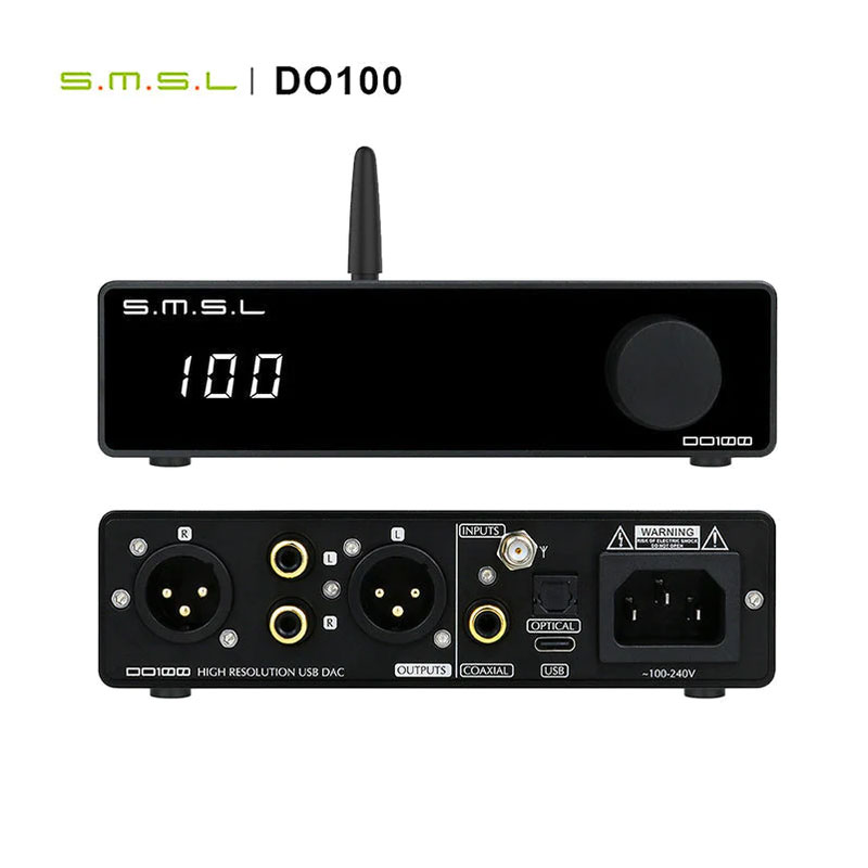 DAC SMSL DO100 ES9038Q2Mx2 Bluetooth 5.0 DAC
