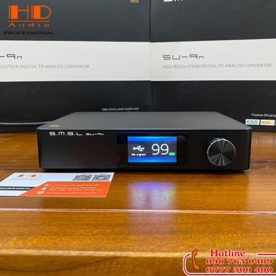 DAC SMSL SU-9n ES9038PRO - Bluetooth 5.0 - DSD512 PCM768kHz/32Bit