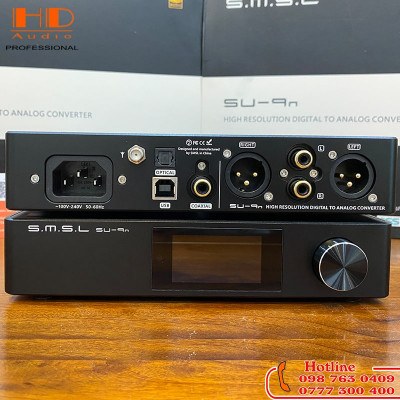 DAC SMSL SU-9n ES9038PRO - Bluetooth 5.0 - DSD512 PCM768kHz/32Bit