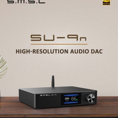 DAC SMSL SU-9n ES9038PRO - Bluetooth 5.0 - DSD512 PCM768kHz/32Bit
