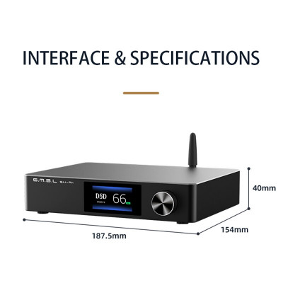 DAC SMSL SU-9n ES9038PRO - Bluetooth 5.0 - DSD512 PCM768kHz/32Bit