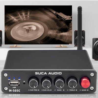 Amply Suca-audio M-503C 50W×2+100W Bluetooth 5.0