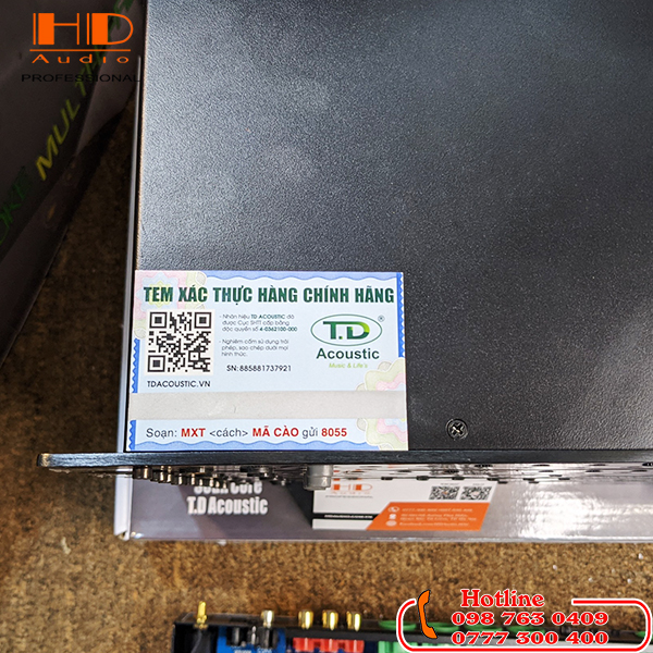 HD Audio -  đại lý chính thức của thương hiệu TD Acoustic tại Việt Nam
