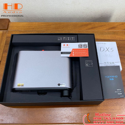 Giải Mã TOPPING DX5 DAC MQA 2xES9068AS